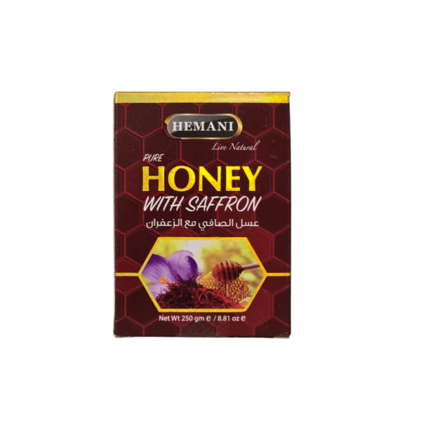 A picture of Hemani Pure Honey with Saffron