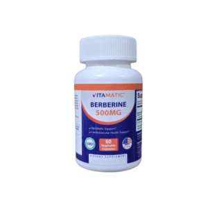 a picture of Vitamatic Berberine Capsules 500mg