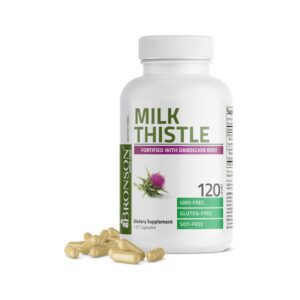 A picture of Bronson Milk Thistle 120 capsules