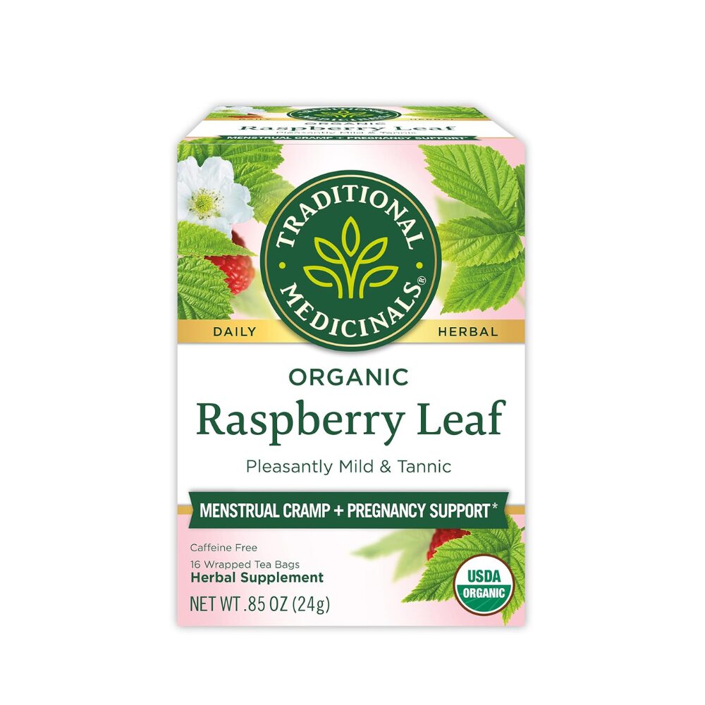 A picture of Traditional medicinal organic raspberry leaf tea