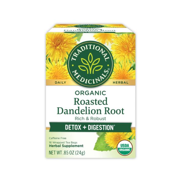 a picture of Traditional Medicinals Organic Dandelion Root Tea