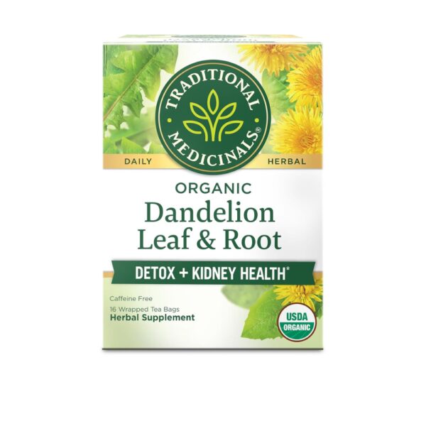 a picture of Traditional Medicinals Organic Dandelion Leaf & Root Tea