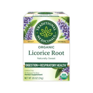 a picture of Traditional Medicinals Organic Licorice Root Tea