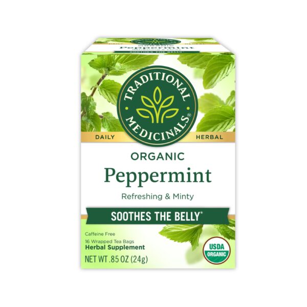a picture of Traditional Medicinals Organic Peppermint Tea