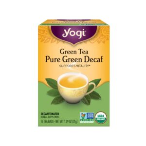 An image of Yogi Tea Pure Green Tea Decaf in ghana