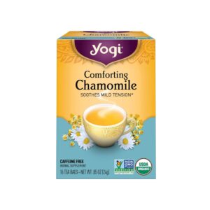 A picture of Yogi chamomile tea available in Ghana