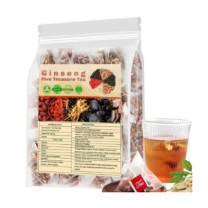 A picture of five treasure ginseng tea