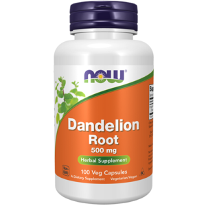 NOW Dandelion Root 500mg capsules