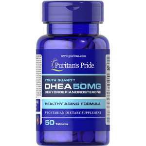 DHEA 50MG capsules from puritan pride