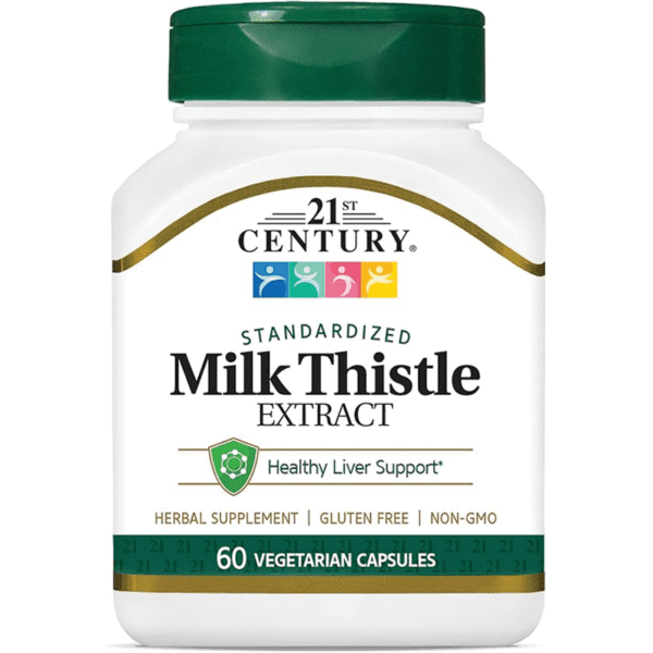 Milk thistle capsules 21st Century